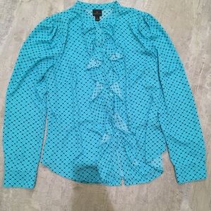 Worthington Ruffle front blouse